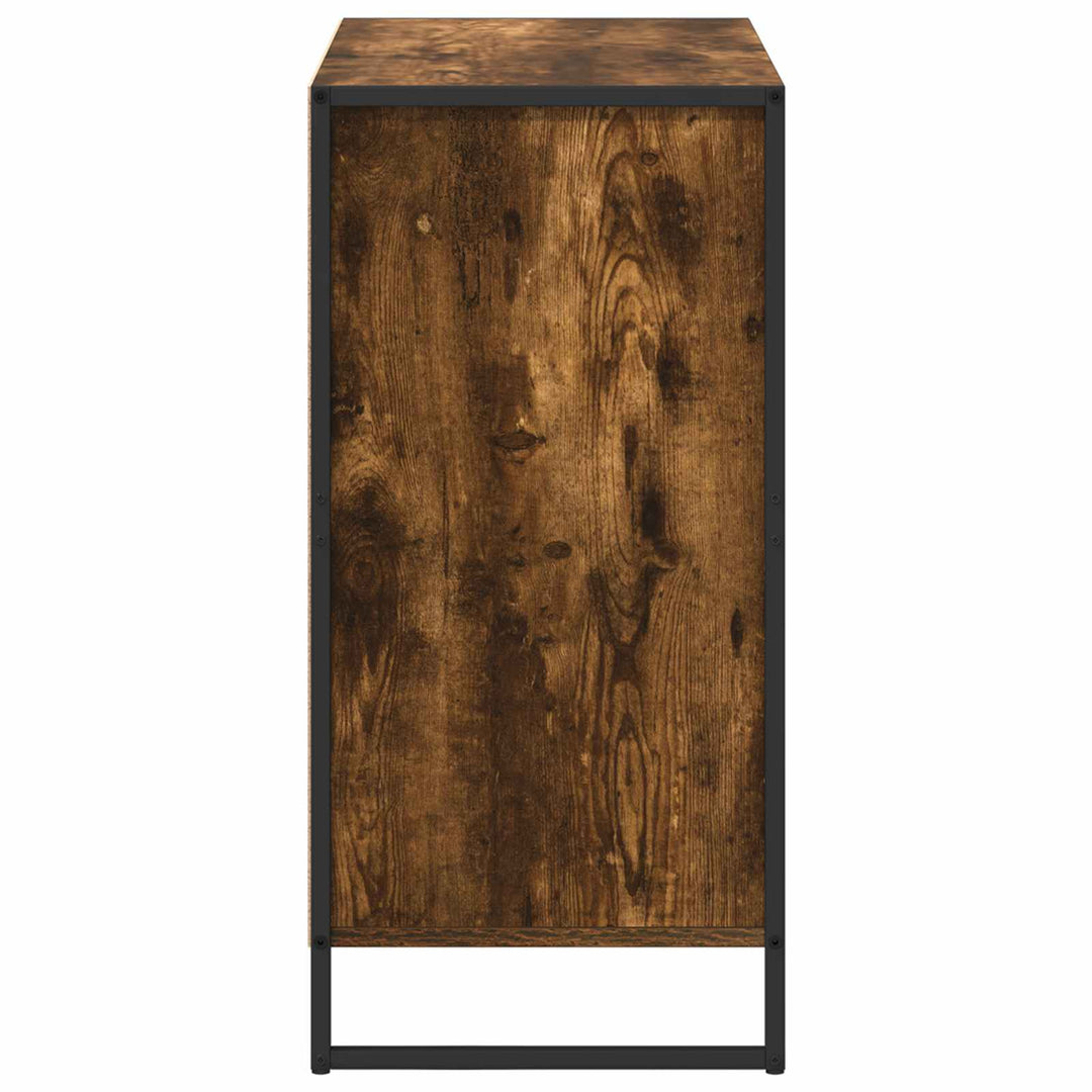 Sideboard med skuffe Røget Eg 79 x 36 x 75.5 cm Konstrueret træ