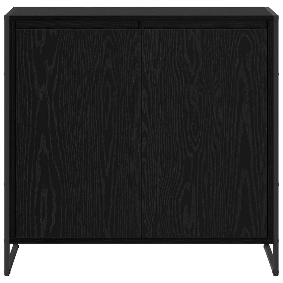 Sideskab Sort eg 79 x 36 x 75 cm Konstrueret træ