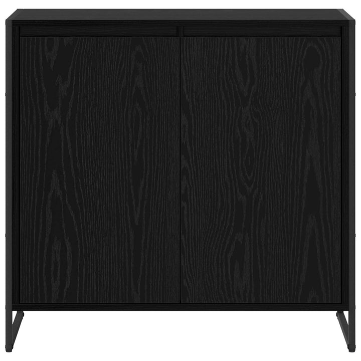 Sideskab Sort eg 79 x 36 x 75 cm Konstrueret træ
