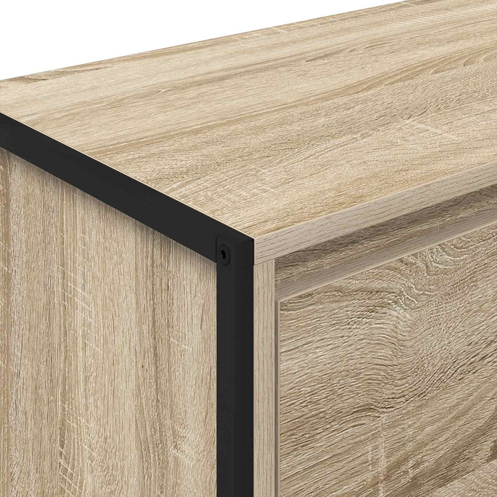 Sideskab Sonoma 79 x 36 x 75 cm Konstrueret træ