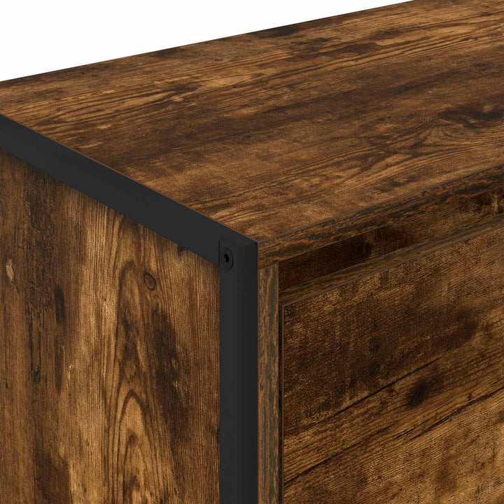 Sideskab Røget Eg 79 x 36 x 75 cm Konstrueret træ