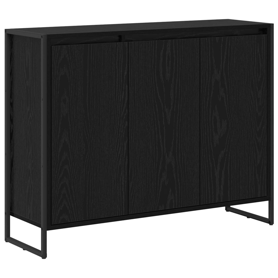 Sideskab Sort eg 96,5 x 30 x 75 cm Konstrueret træ
