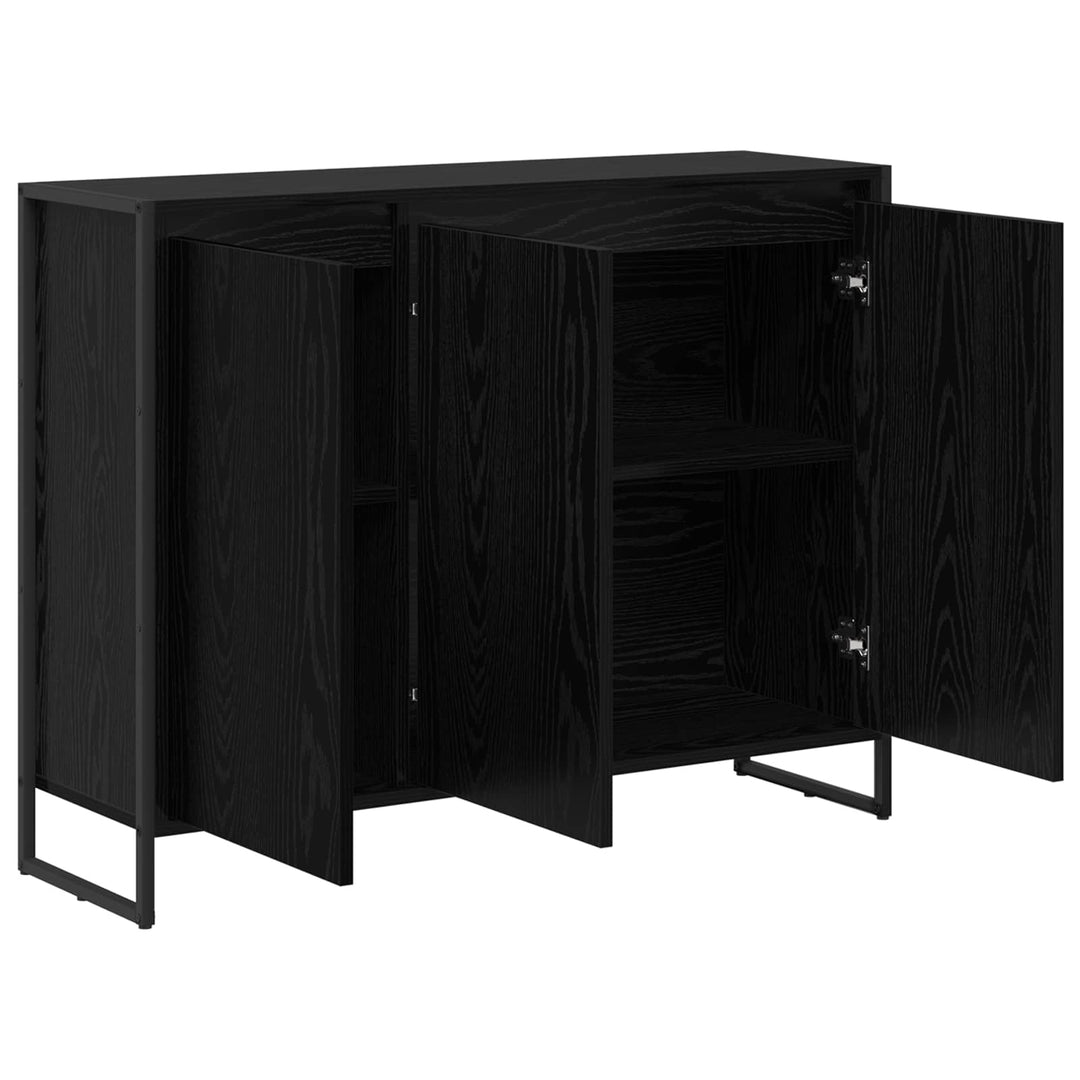 Sideskab Sort eg 96,5 x 30 x 75 cm Konstrueret træ