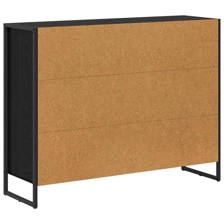 Sideskab Sort eg 96,5 x 30 x 75 cm Konstrueret træ