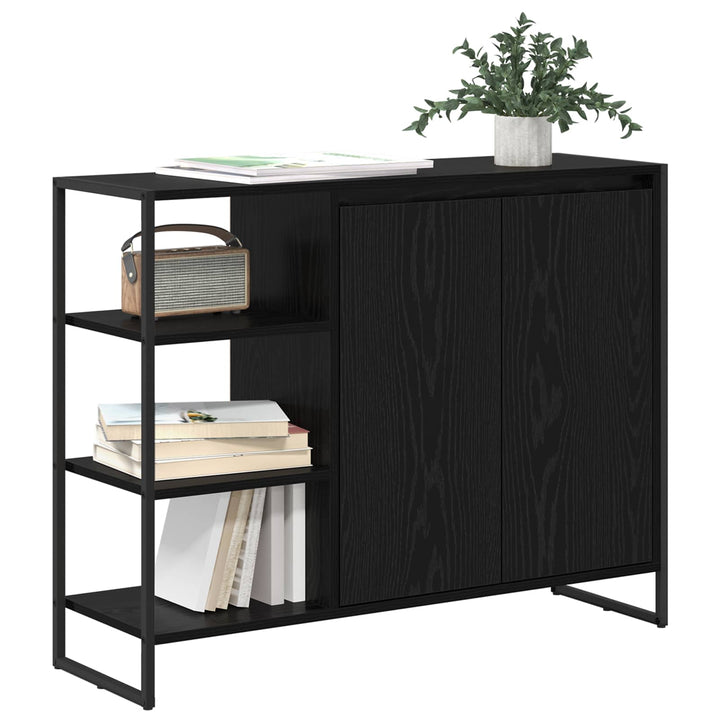 Sideskab Sort eg 96.5 x 30 x 75 cm Konstrueret træ