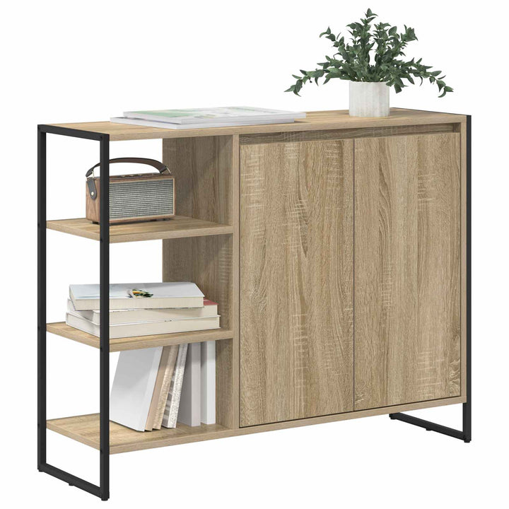 Sideskab Sonoma 96.5 x 30 x 75 cm Konstrueret træ