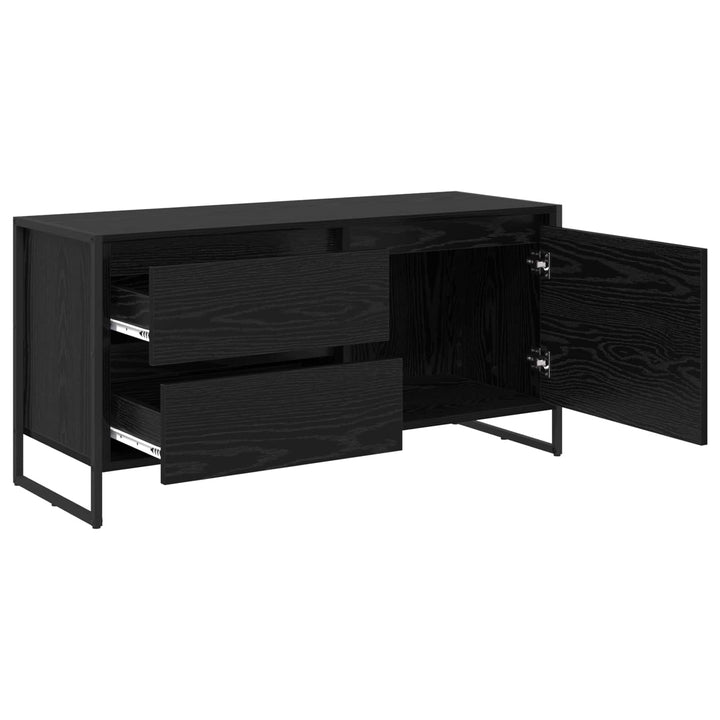 TV-skab 100 x 36 x 49,5 cm Sort eg Konstrueret træ
