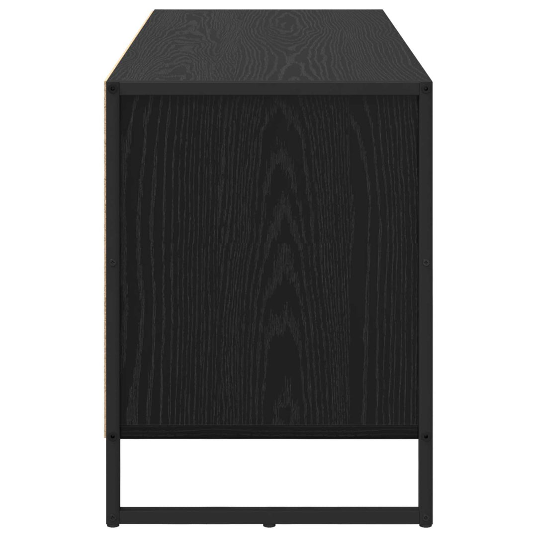 TV-skab 100 x 36 x 49,5 cm Sort eg Konstrueret træ