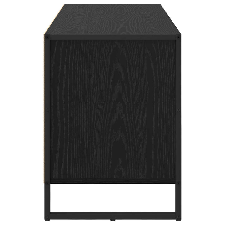 TV-skab 100 x 36 x 49,5 cm Sort eg Konstrueret træ