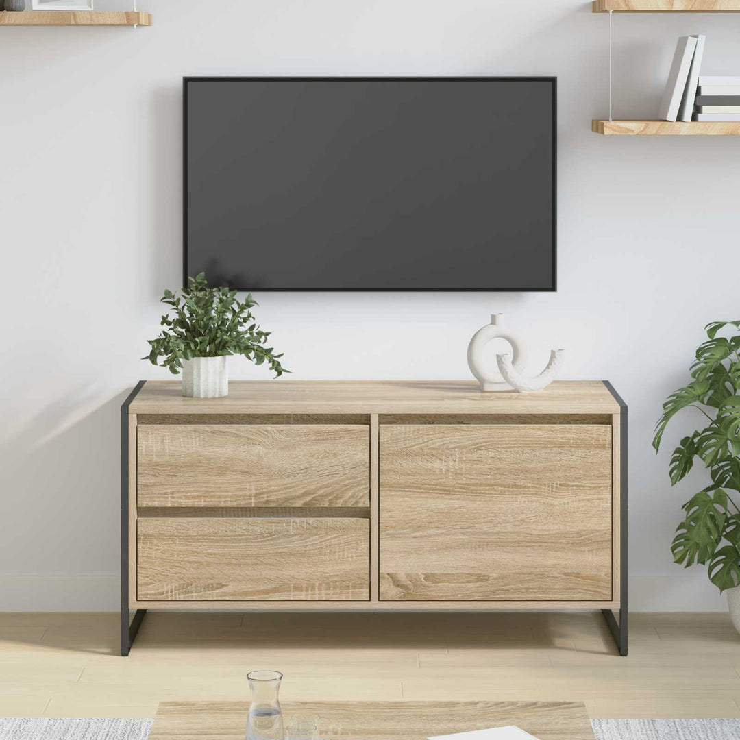 TV-skab 100 x 36 x 49,5 cm Sonoma-eg Konstrueret træ