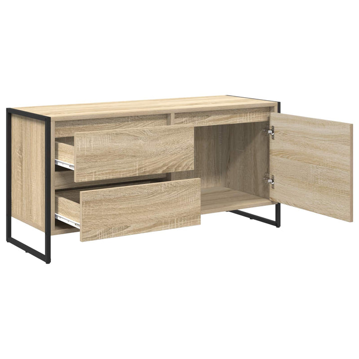 TV-skab med skuffe Sonoma 100 x 36 x 49,5 cm Konstrueret træ