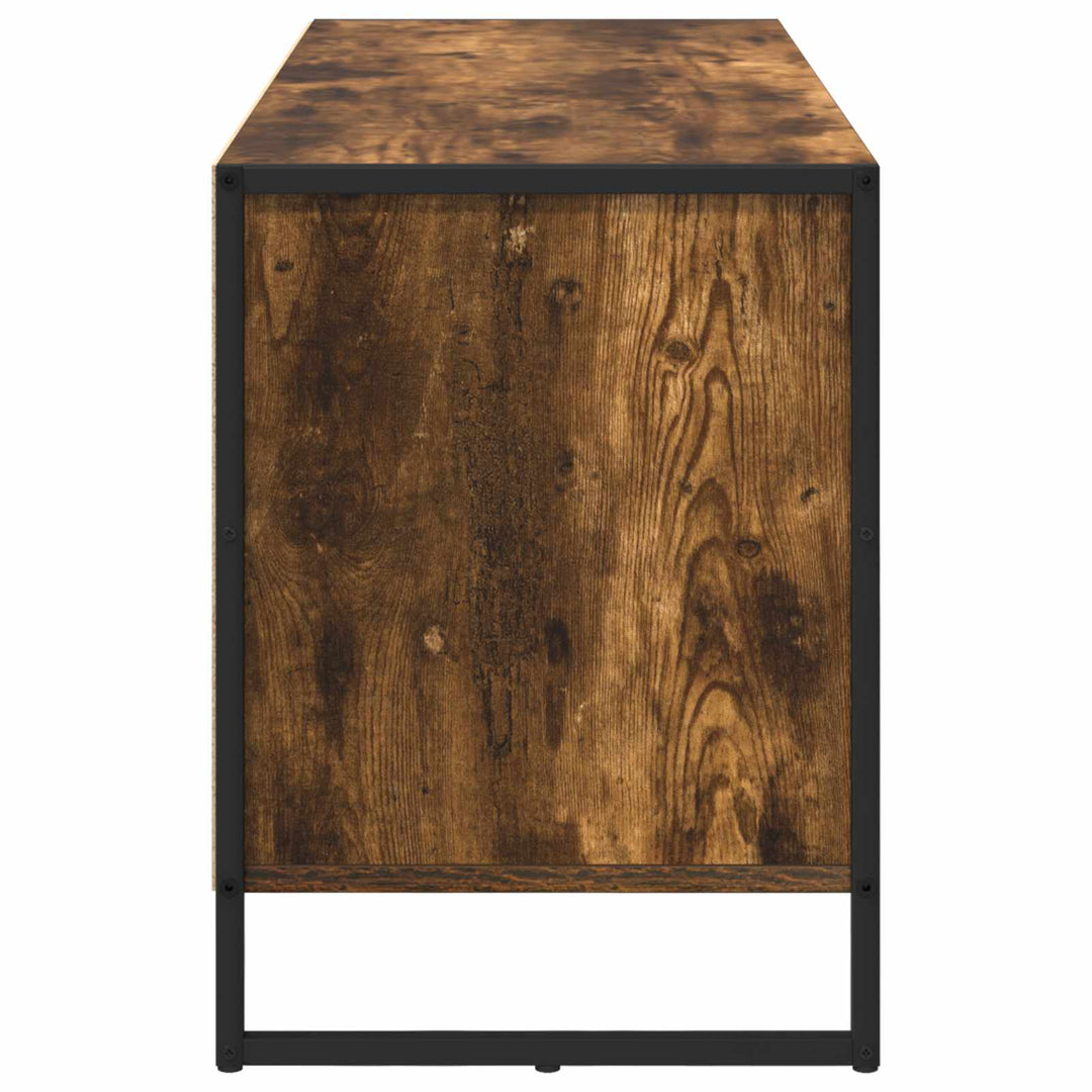 TV-skab 100 x 36 x 49,5 cm Røget eg Konstrueret træ