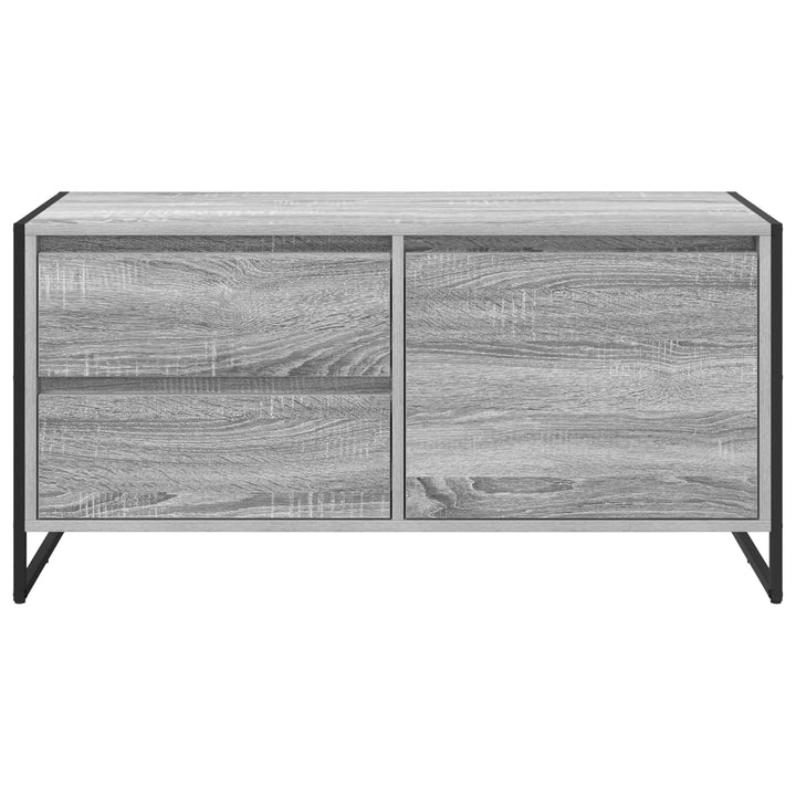 TV-skab 100 x 36 x 49,5 cm Grå Sonoma Konstrueret træ