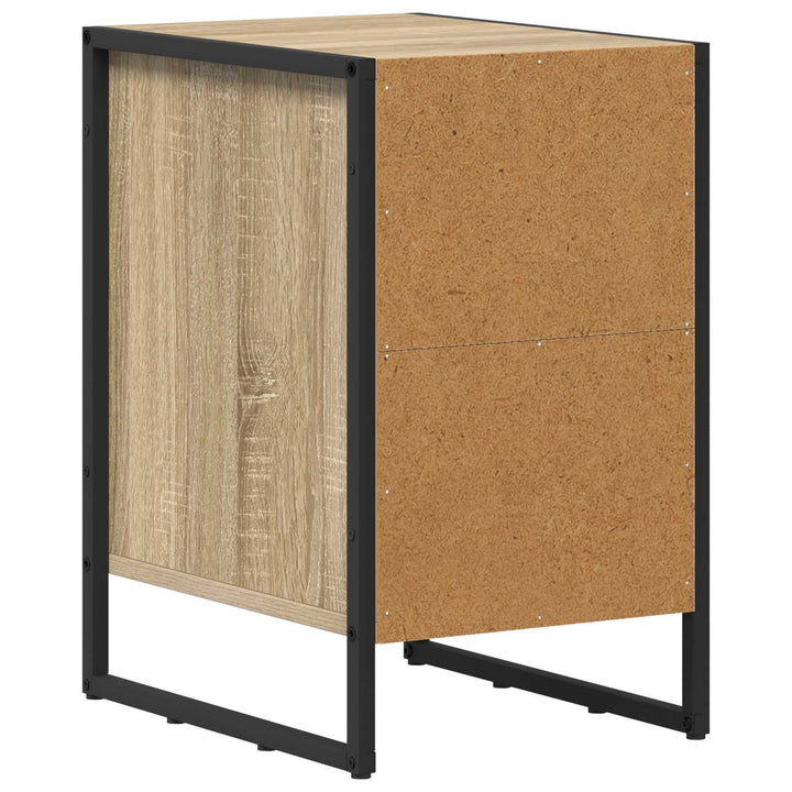 Sengebord Sonoma-eg 39,5 x 30 x 50 cm Konstrueret træ