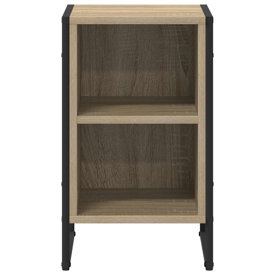 Sengebord 2 stk. Sonoma-eg 39,5 x 30 x 50 cm Konstrueret træ