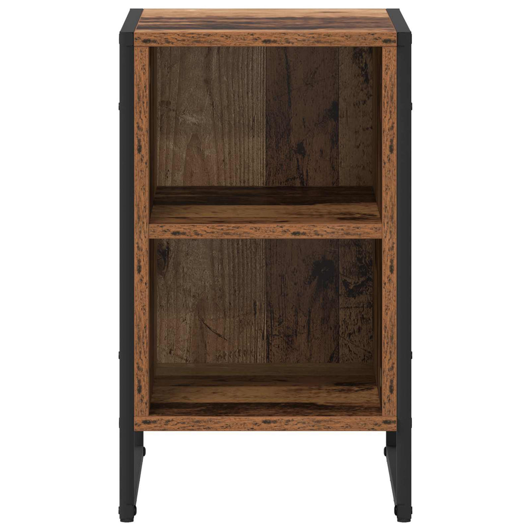 Sengebord 2 pcs Gammelt træ 39,5 x 30 x 50 cm Konstrueret træ