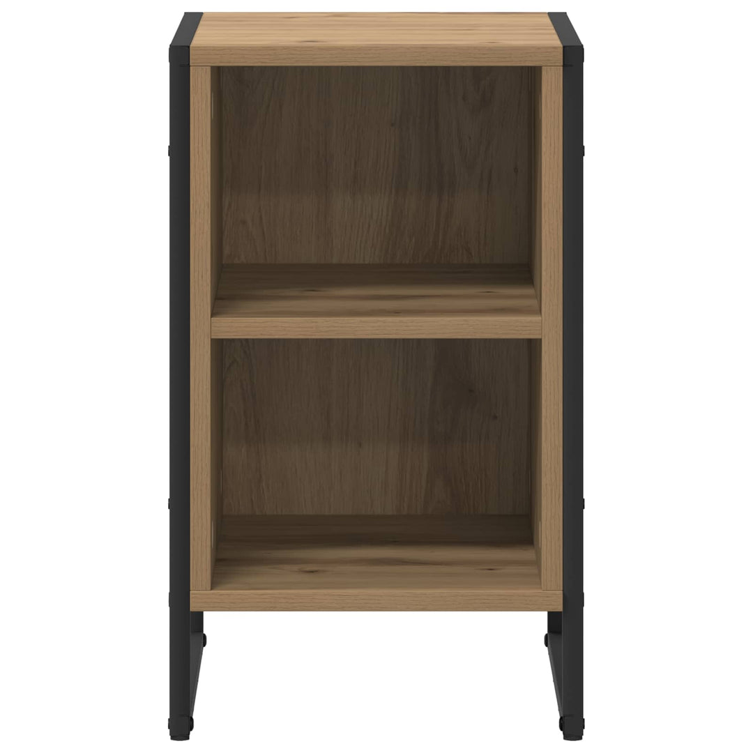 Sengebord 2 pcs Artisan eg 39,5 x 30 x 50 cm Konstrueret træ