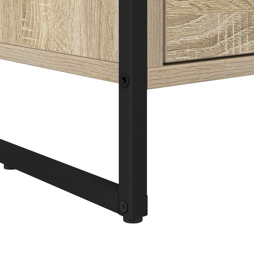 Sengebord 2 pcs Sonoma 39,5 x 30 x 50 cm Konstrueret træ