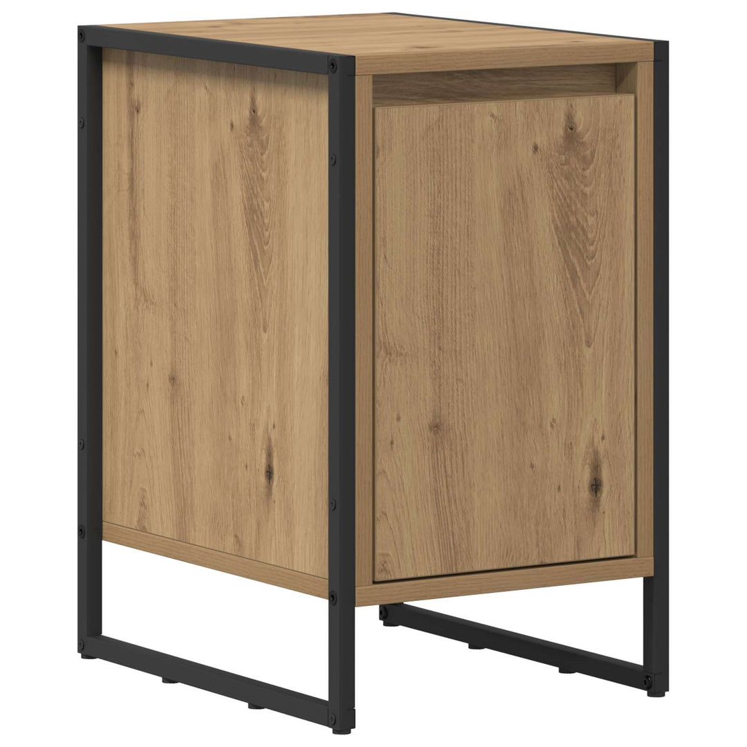 Sengebord 2 stk. Artisan eg 39,5 x 30 x 50 cm Konstrueret træ