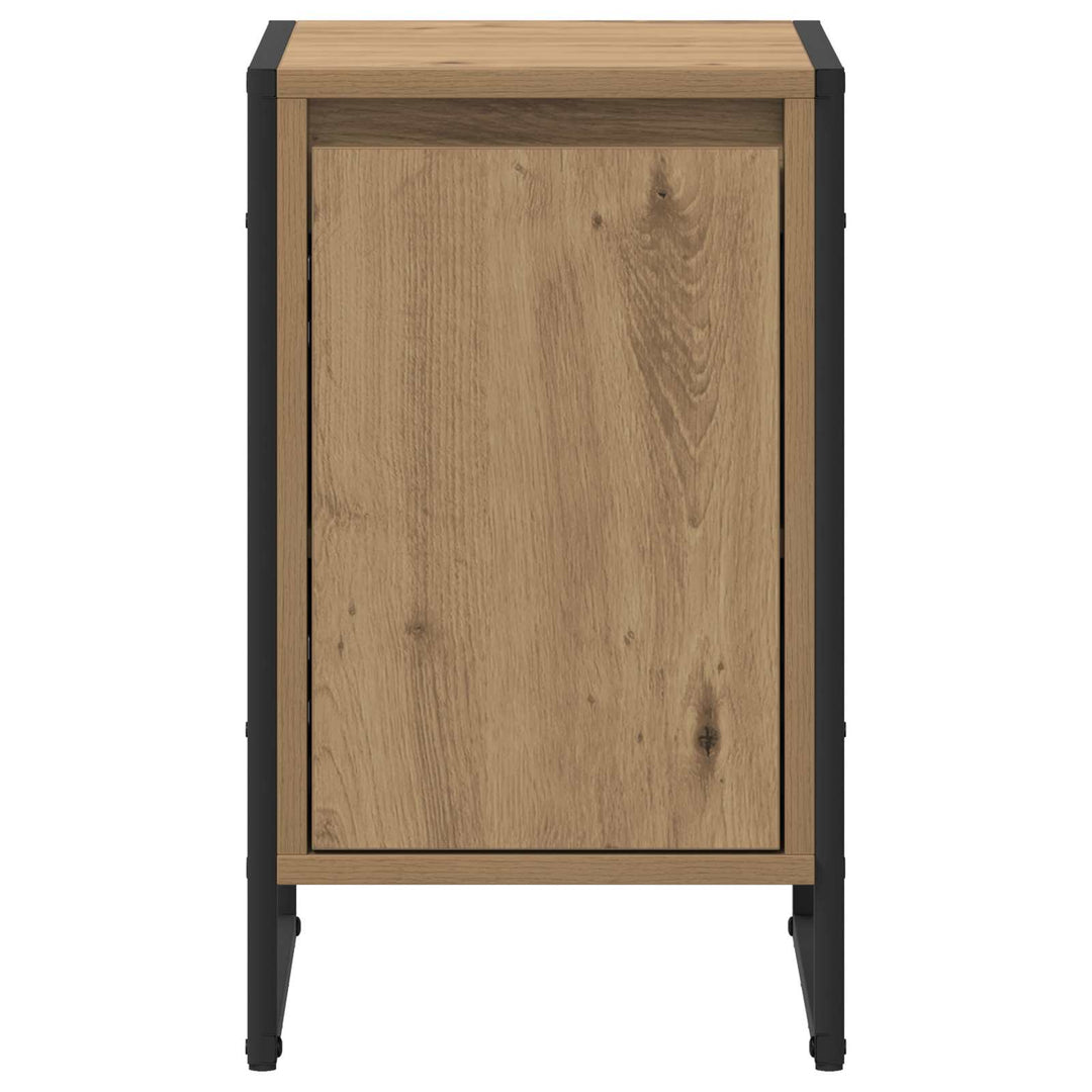 Sengebord 2 pcs Artisan eg 39,5 x 30 x 50 cm Konstrueret træ