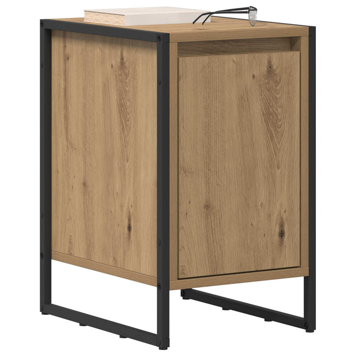 Sengebord 2 stk. Artisan eg 39,5 x 30 x 50 cm Konstrueret træ