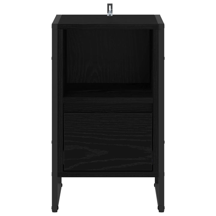 Sengebord Sort eg 39,5 x 30 x 50 cm Konstrueret træ