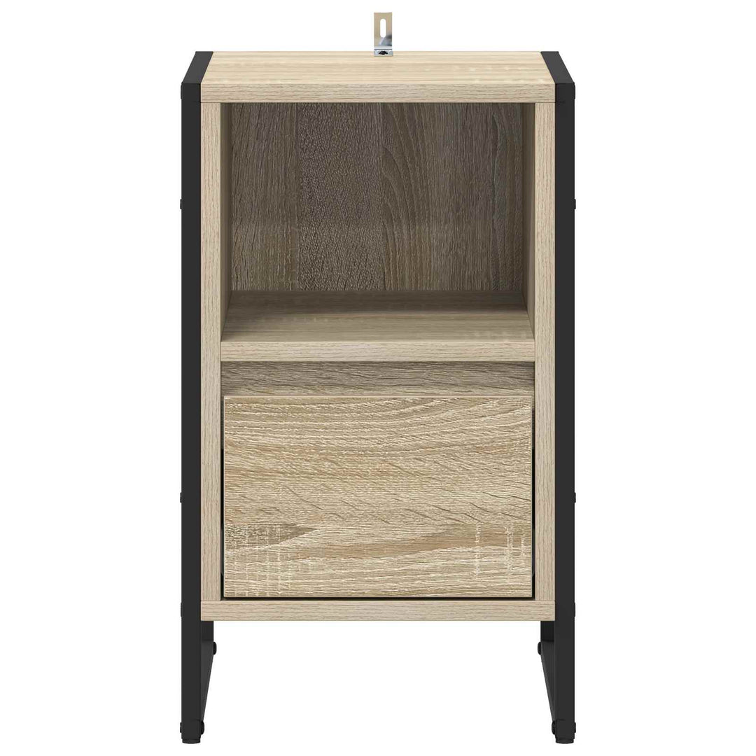 Sengebord med skuffe Sonoma 39,5 x 30 x 50 cm Konstrueret træ