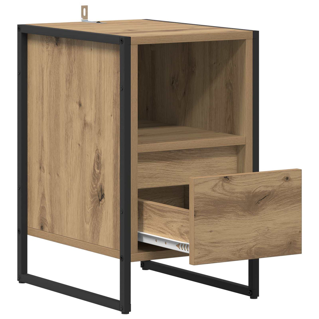 Sengebord Artisan-eg 39,5 x 30 x 50 cm Konstrueret træ