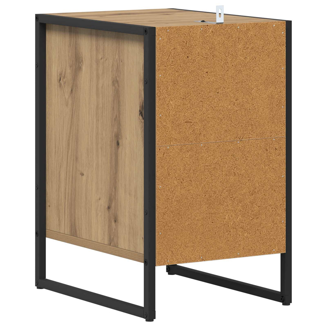 Sengebord Artisan-eg 39,5 x 30 x 50 cm Konstrueret træ