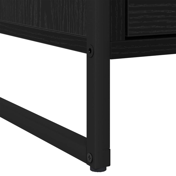 Sengebord Sort eg 50 x 39,5 x 50 cm Konstrueret træ