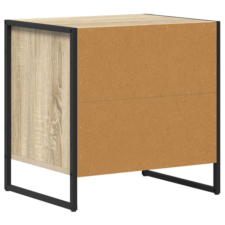 Sengebord Sonoma-eg 50 x 39,5 x 50 cm Konstrueret træ