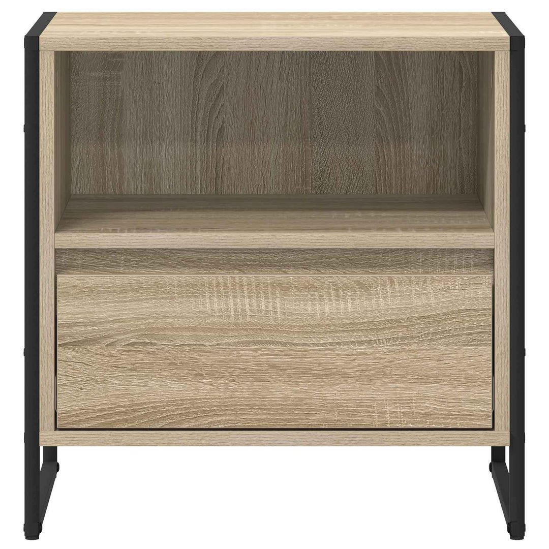Sengebord Sonoma-eg 50 x 39,5 x 50 cm Konstrueret træ