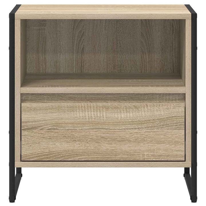 Sengebord Sonoma-eg 50 x 39,5 x 50 cm Konstrueret træ