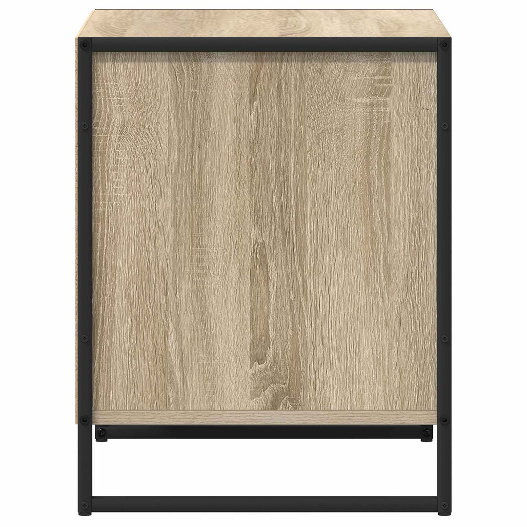Sengebord Sonoma-eg 50 x 39,5 x 50 cm Konstrueret træ