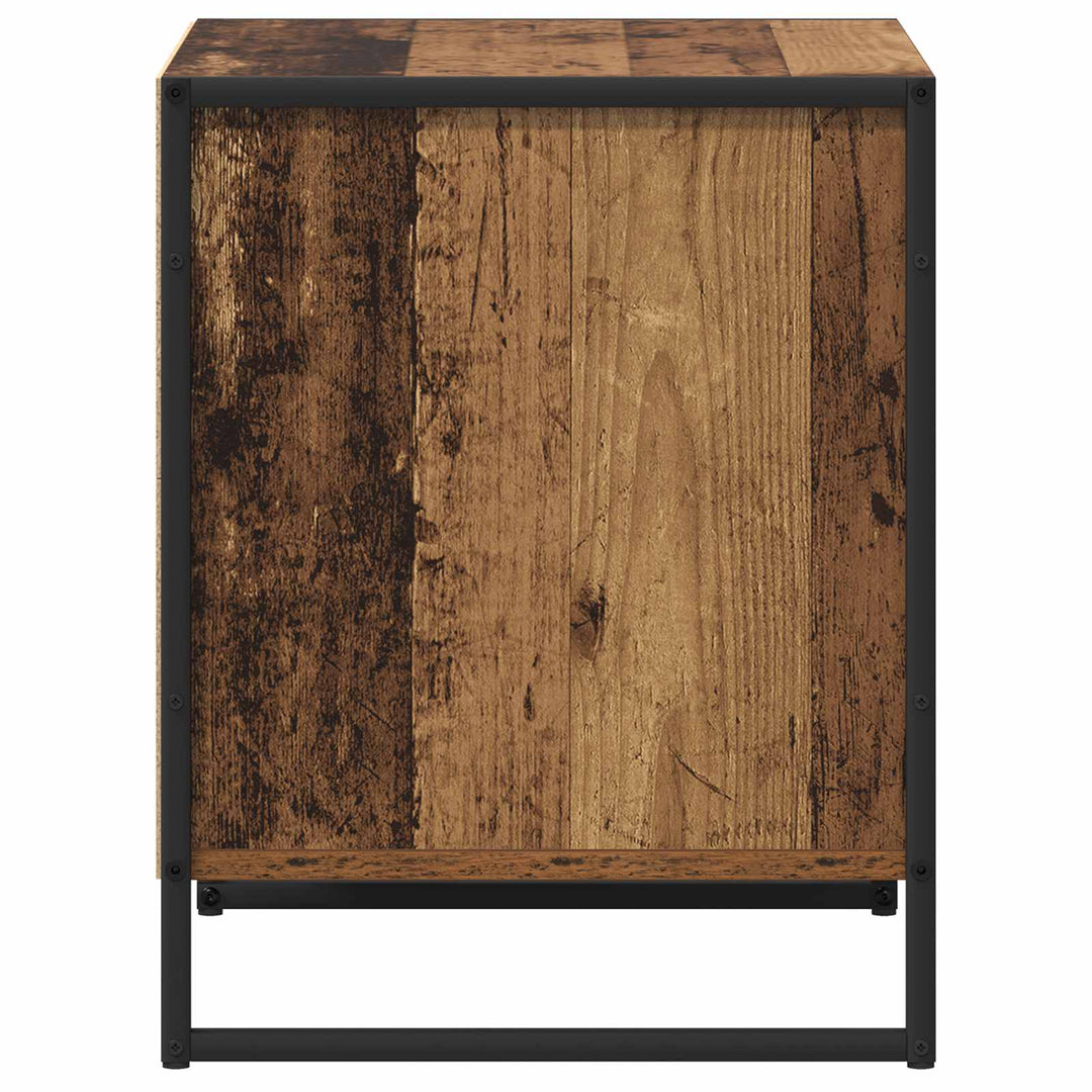 Sengebord Gammelt træ 50 x 39,5 x 50 cm Konstrueret træ