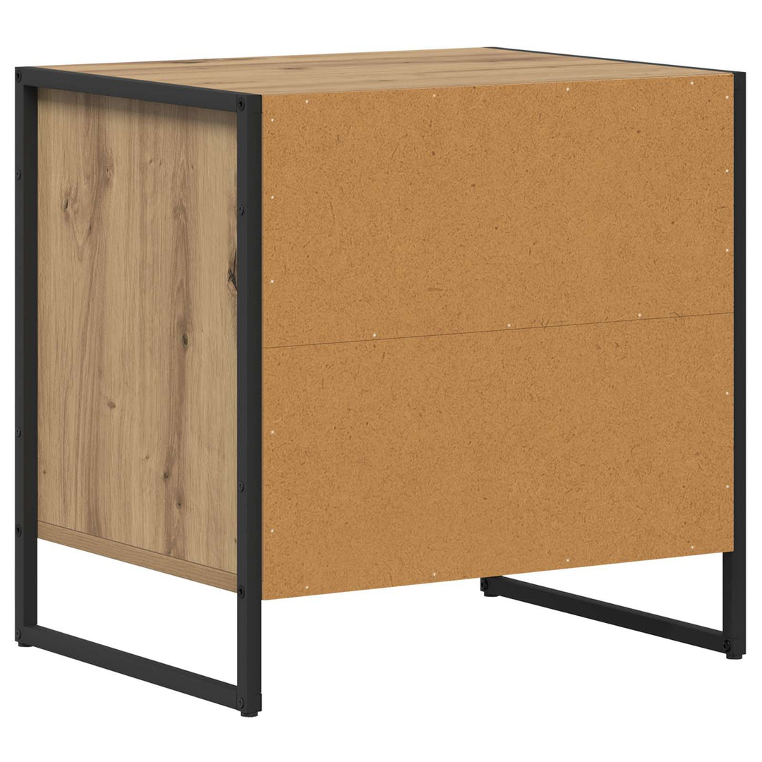 Sengebord Artisan eg 50 x 39,5 x 50 cm Konstrueret træ
