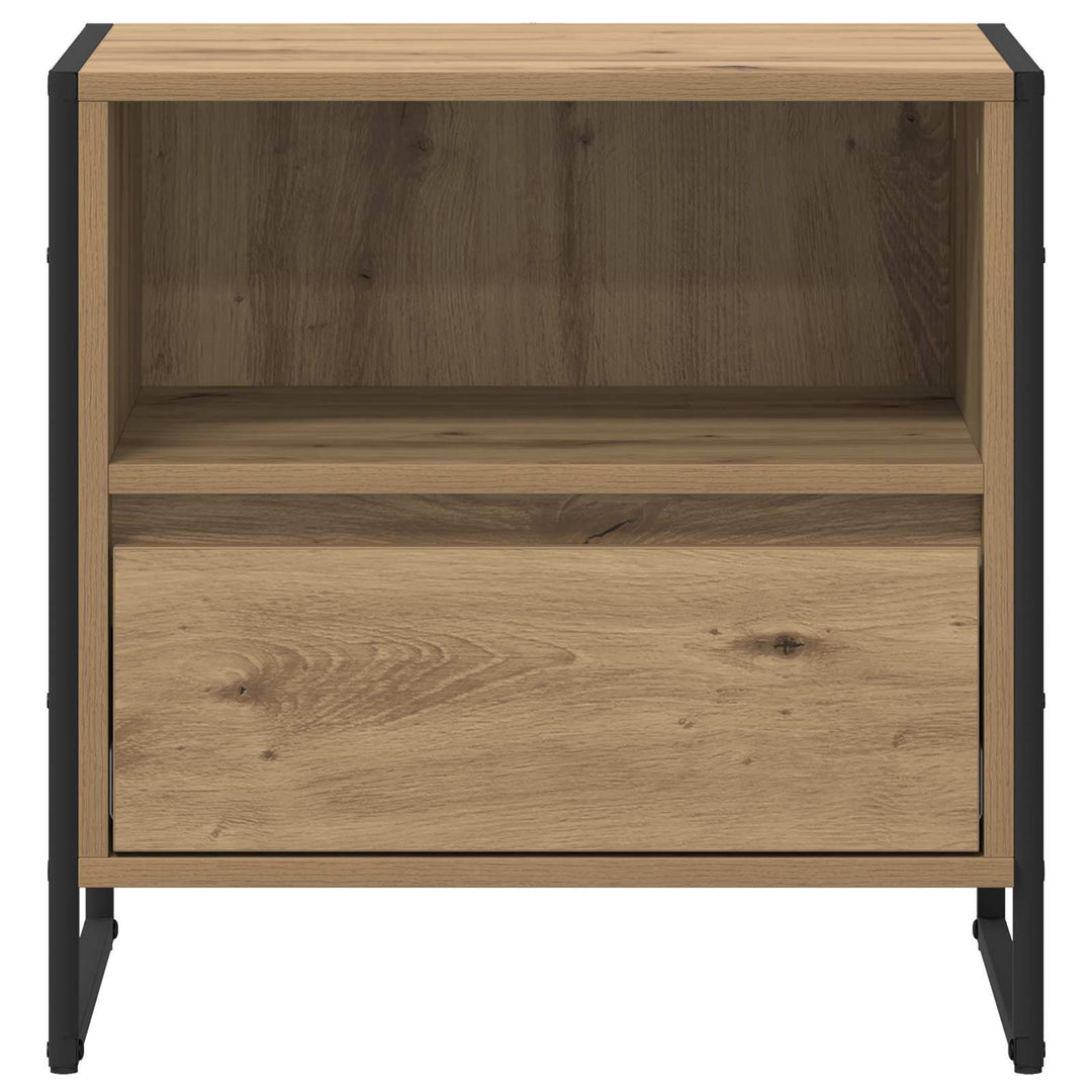 Sengebord Artisan eg 50 x 39,5 x 50 cm Konstrueret træ