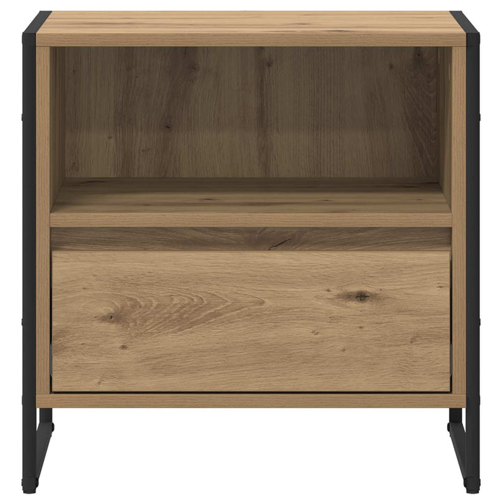Sengebord Artisan eg 50 x 39,5 x 50 cm Konstrueret træ