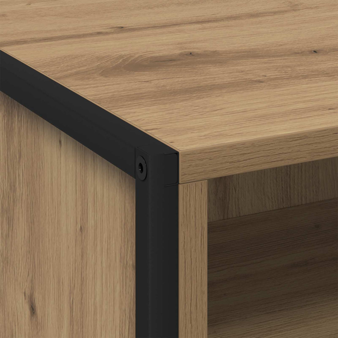 Sengebord 2 pcs Artisan eg 50 x 39,5 x 50 cm Konstrueret træ