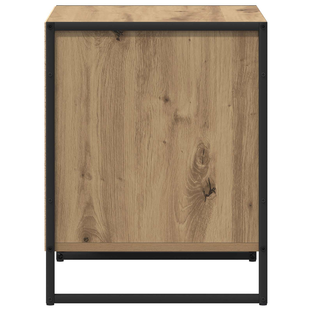 Sengebord 2 pcs Artisan eg 50 x 39,5 x 50 cm Konstrueret træ