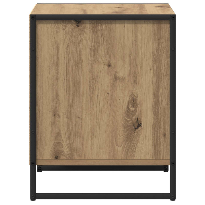 Sengebord 2 pcs Artisan eg 50 x 39,5 x 50 cm Konstrueret træ