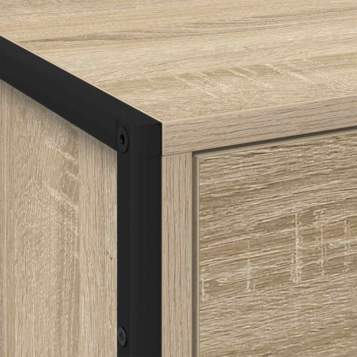 Sengebord Sonoma-eg 50 x 39,5 x 50 cm Konstrueret træ