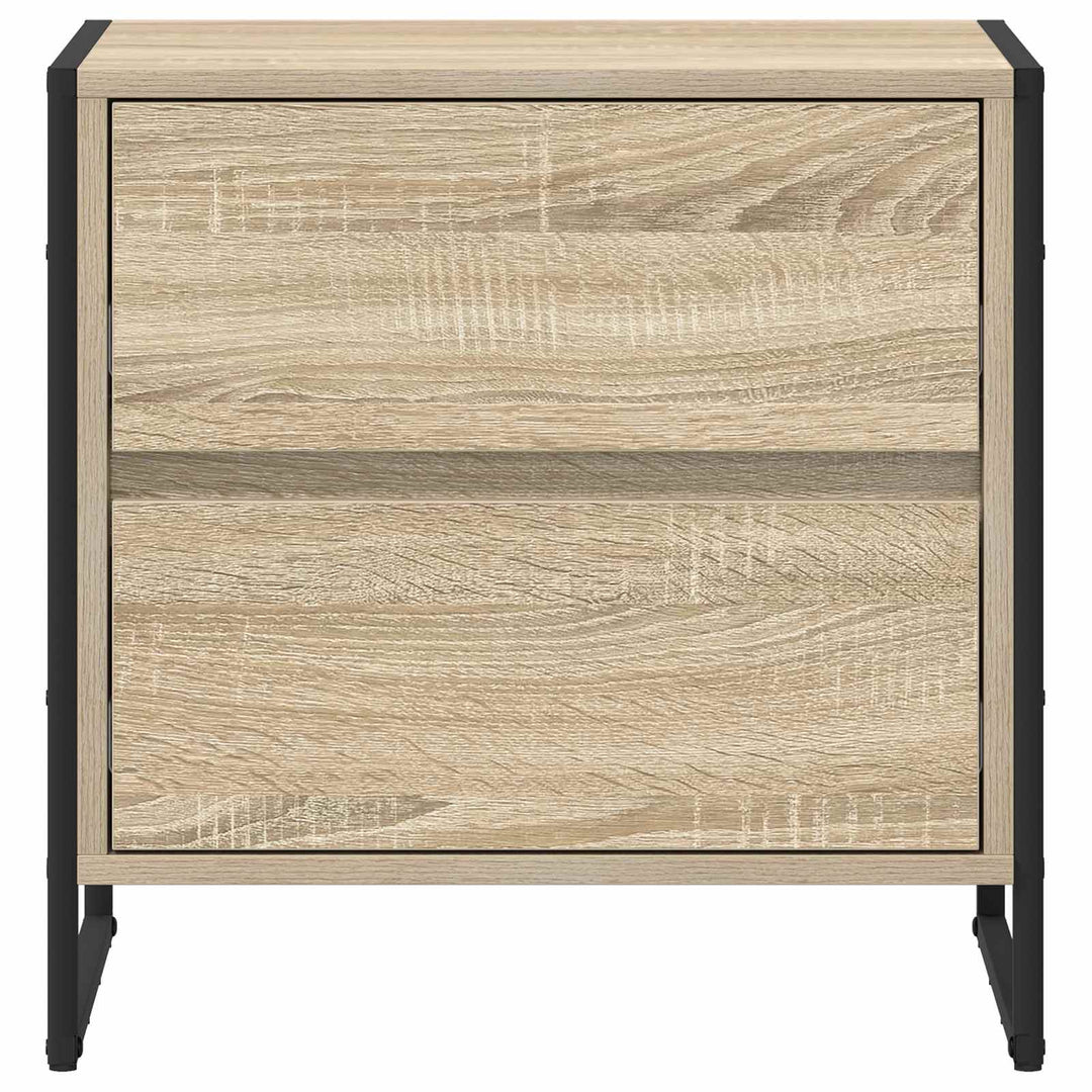 Sengebord med skuffe Sonoma 50 x 39,5 x 50 cm Konstrueret træ