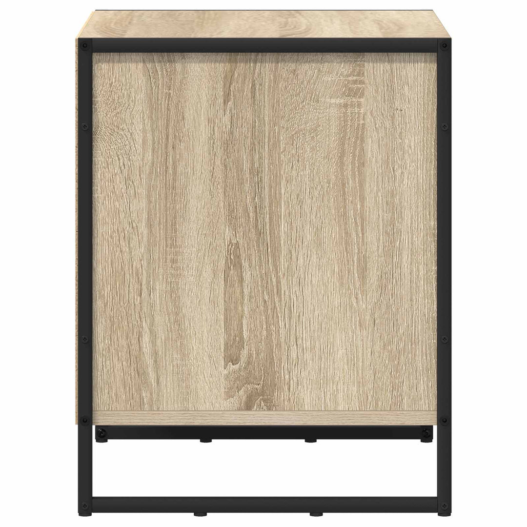 Sengebord med skuffe Sonoma 50 x 39,5 x 50 cm Konstrueret træ