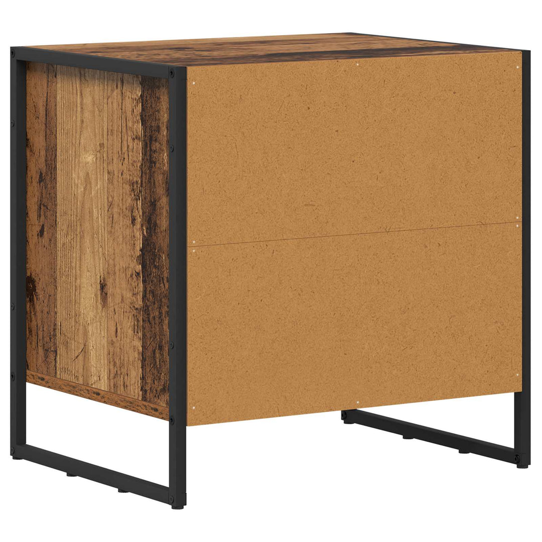 Sengebord Gammelt træ 50 x 39,5 x 50 cm Konstrueret træ