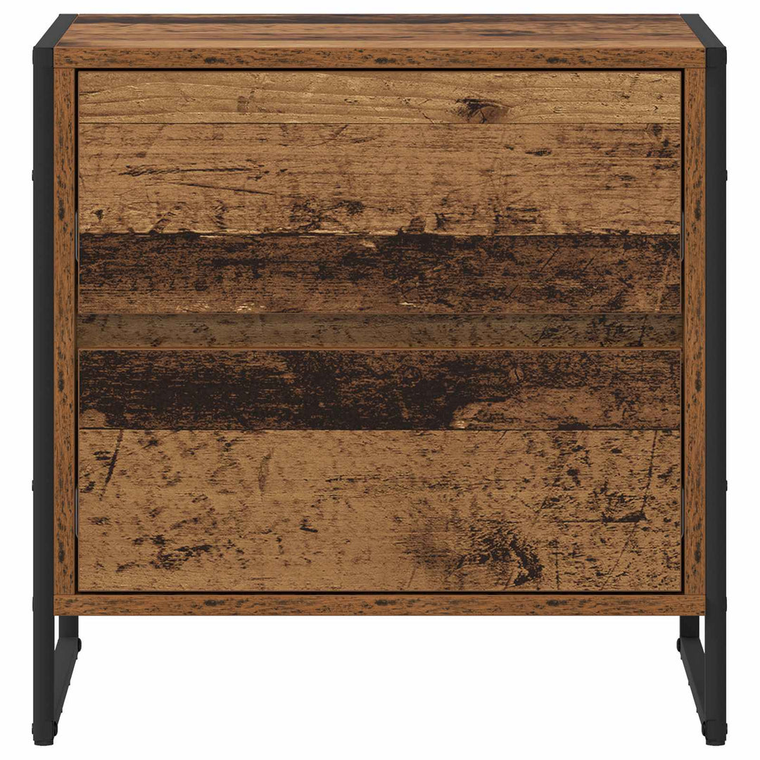 Sengebord Gammelt træ 50 x 39,5 x 50 cm Konstrueret træ