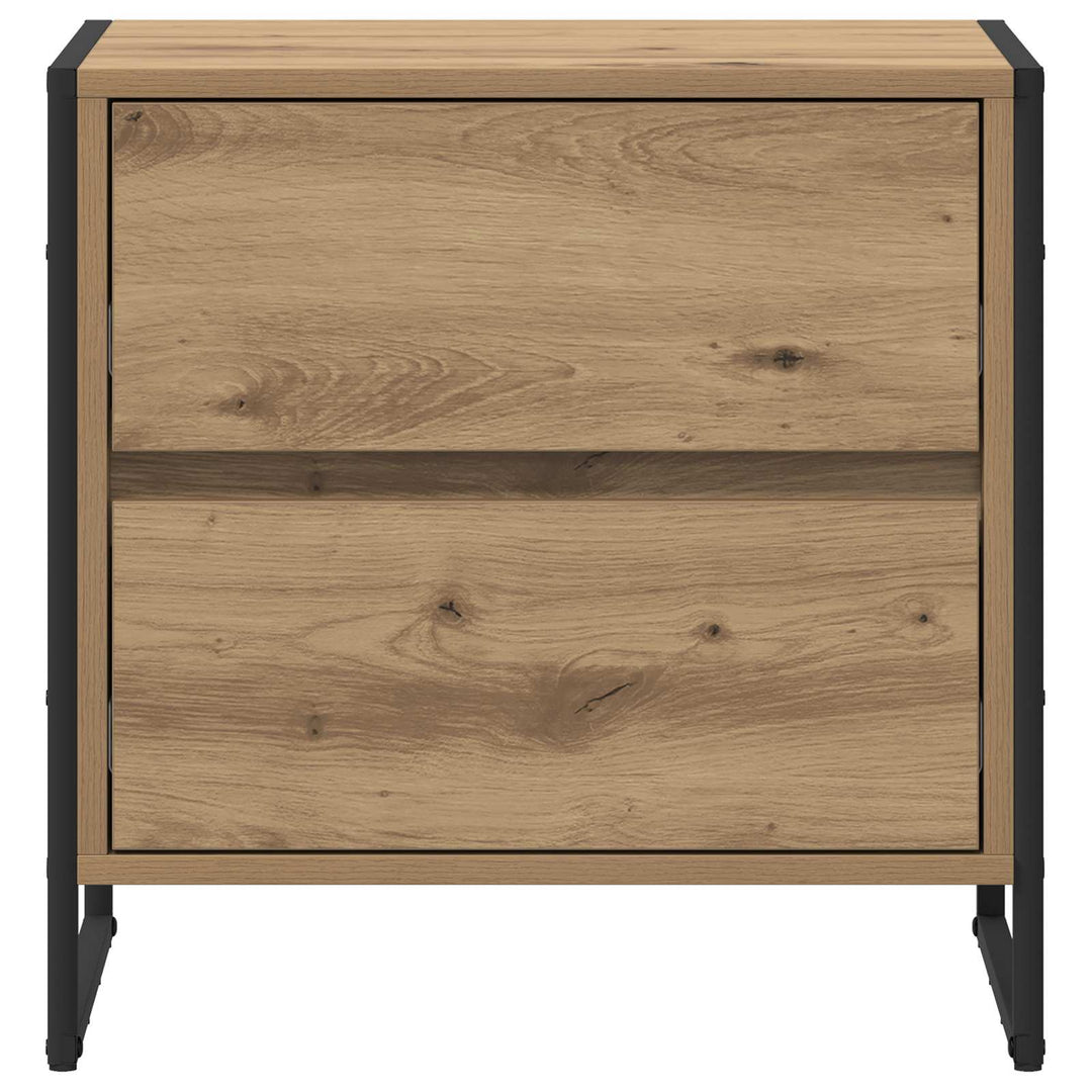 Sengebord Artisan eg 50 x 39,5 x 50 cm Konstrueret træ