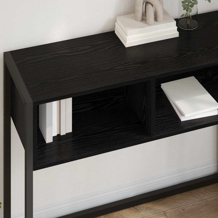 Endebord Sort eg 100 x 36 x 75 cm Konstrueret træ