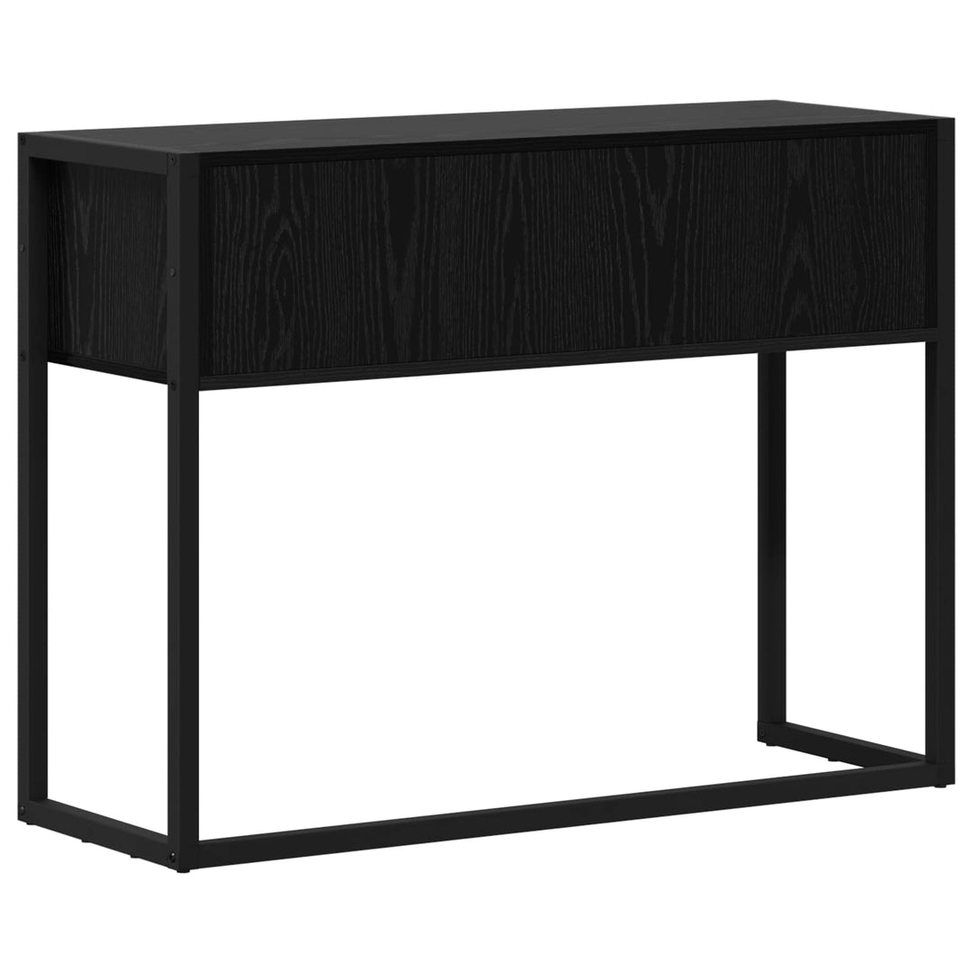 Endebord Sort eg 100 x 36 x 75 cm Konstrueret træ
