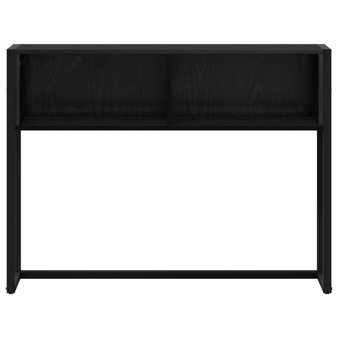 Endebord Sort eg 100 x 36 x 75 cm Konstrueret træ